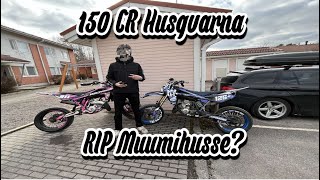 Husqvarna CR150 (kasaus ja ensivdeot)+Rip muumihusse Leipo? Husqvarna CR150 assembly and first rides