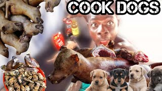 Cooking 9 Little Puppy And Eat (Beze Hunting)