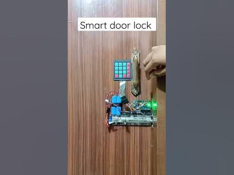 Smart door lock 🔒🚪 Arduino door locking system #arduino #automation # ...