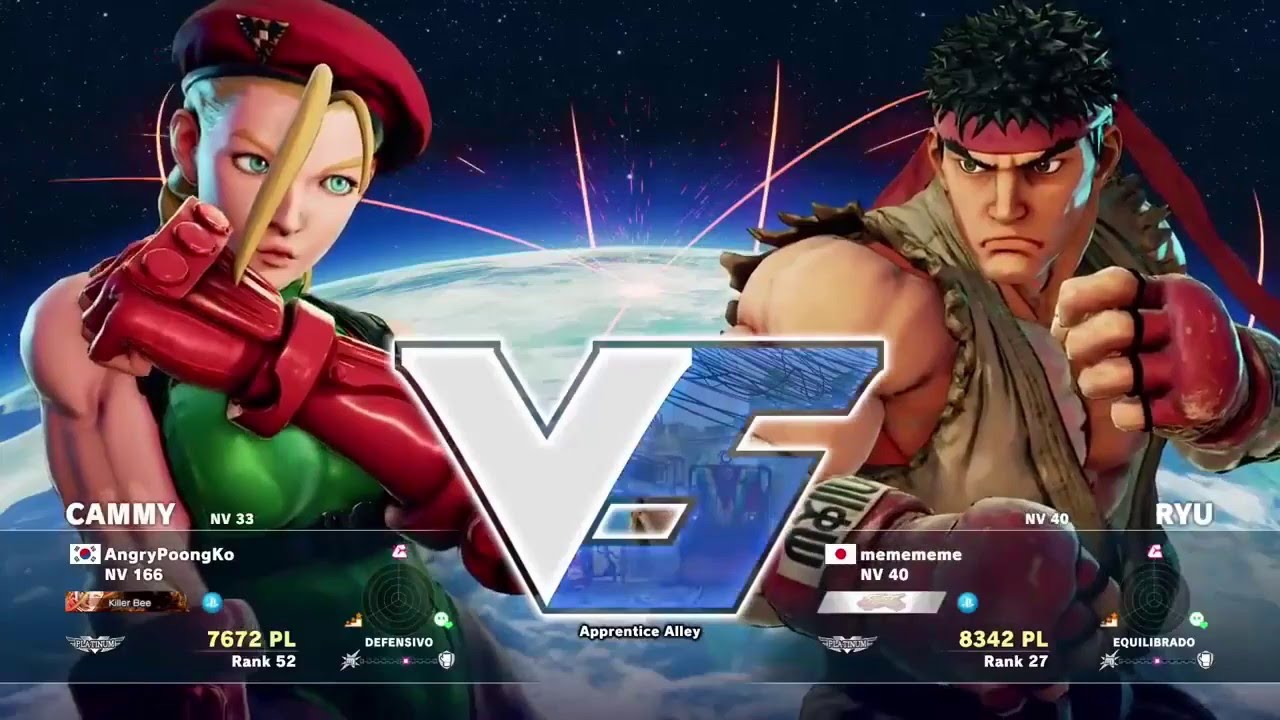 SFV Street Fighter 5: Daigo Umehara (RYU) vs AngryPoongKo (CAMMY)