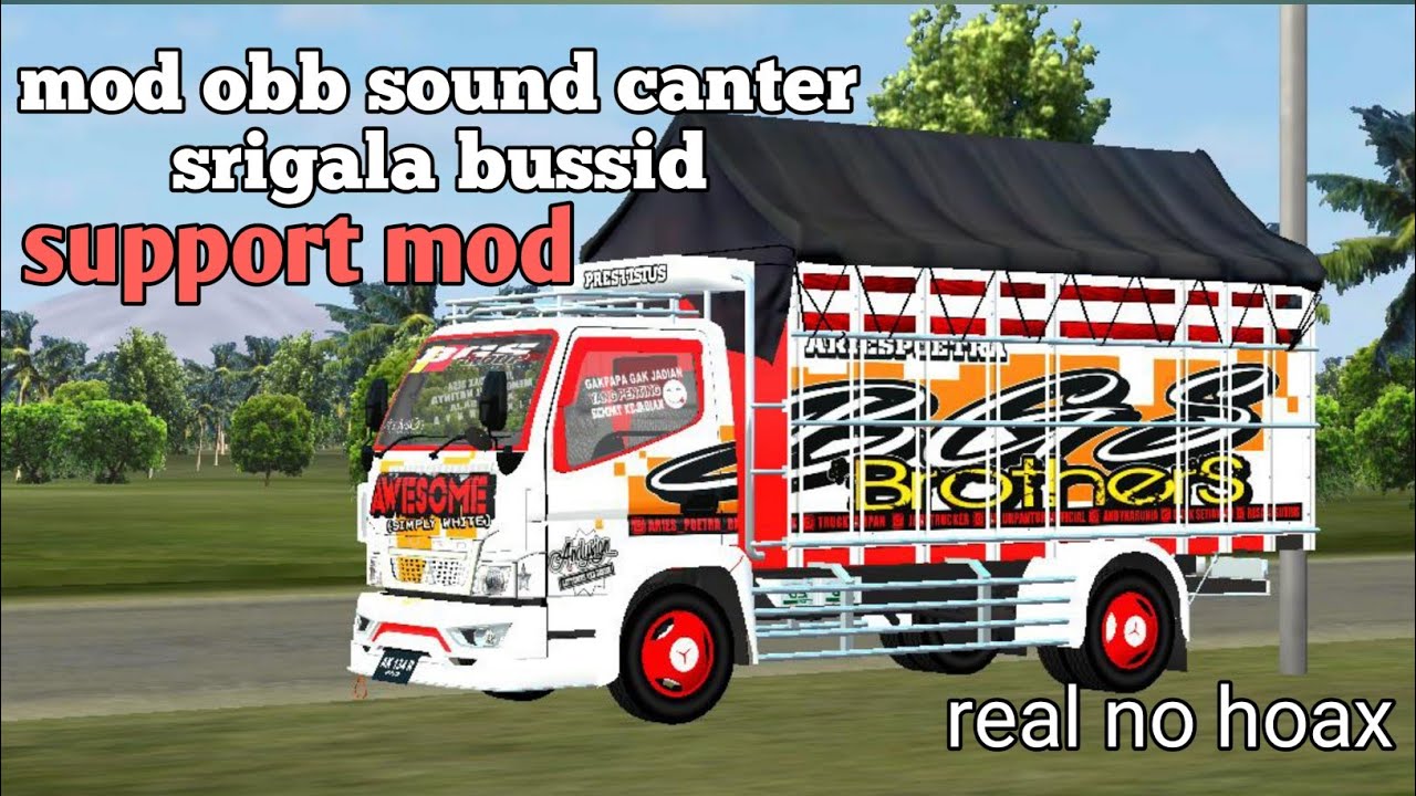 Mod sound  obb canter  bussid  support mod truk  sond canter  