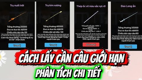 CÁCH LẤY CẦN CÂU GIỚI HẠN | GAME CÂU CÁ VẠN CÂN GAME