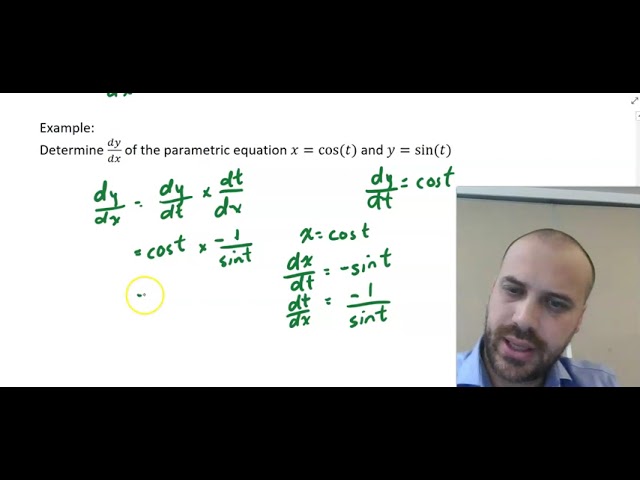 Related Rates Parametric equations