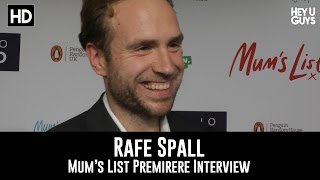 Rafe Spall Mums List Premiere Interview
