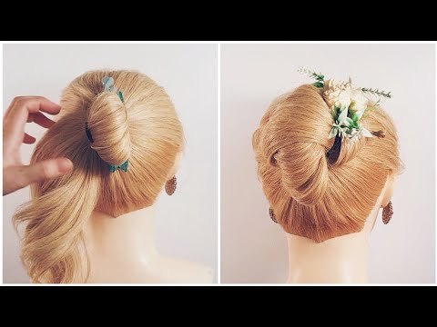 긴머리  바나나 집게핀으로 셀프올림머리 하기! 쉬운헤어 easy hair  updo hairstyle