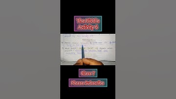 lesson 2 class 7 the Riddle #wbbse #madhyamik