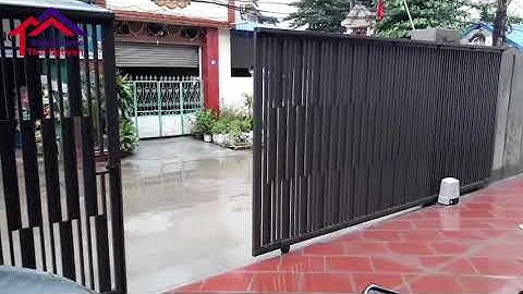 Lắp cổng trượt tự động khi nào? - Smart HOME THái Nguyên