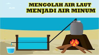 Mengolah air laut jadi air minum