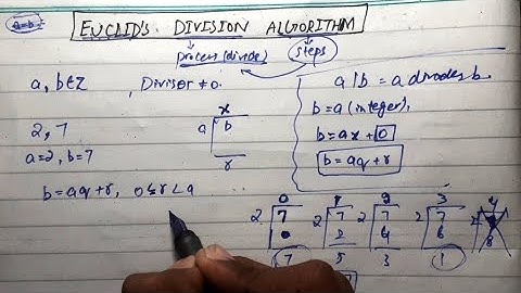 Euclids Division Algorithm || Its proof || Uniqueness Proof || Division Algorithm