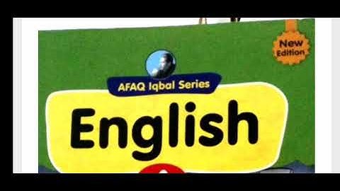 Afaq iqbal series new English class 4th page 51 basics of main  verbs en helping verbs