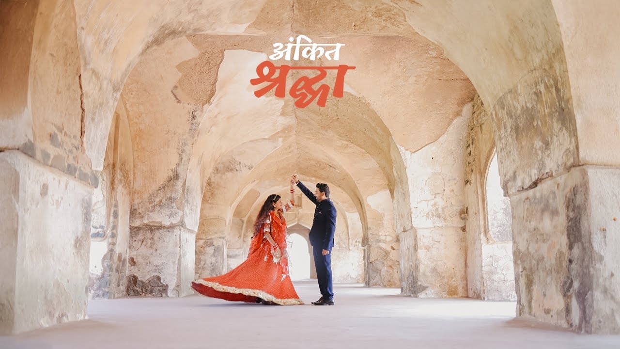 BEST INDIAN PRE-WEDDING SHOOT IN MANDAV | SHRADDHA & ANKIT | TRADITIONAL PRE WEDDING | NIMJE STUDIO