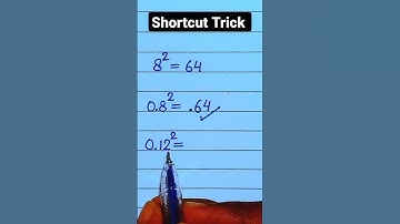 how to find square of decimal #maths #mathematics
