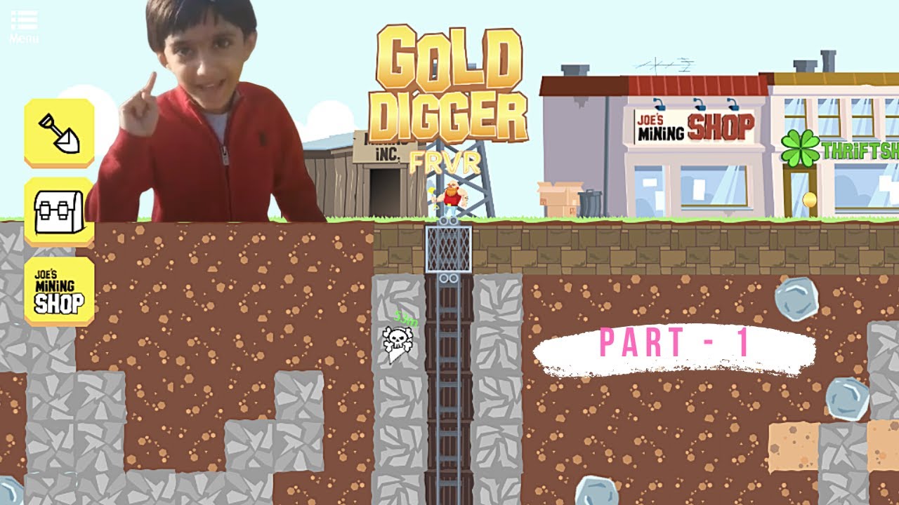 Gold Digger FRVR Part 1 Games Review YouTube