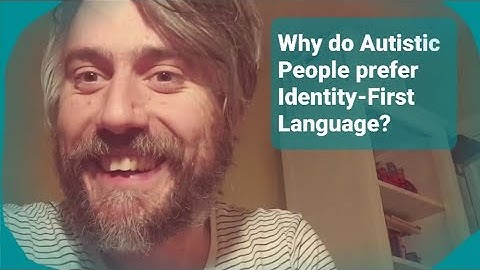 Why do Autistic people dislike person first language? Autism: One-Take Talks