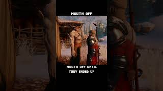 mouth off — Dragon age : Inquisition dialogue scene