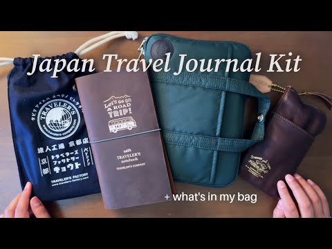 What I'm Taking to Japan My Travel Journal Kit Bag Essentials