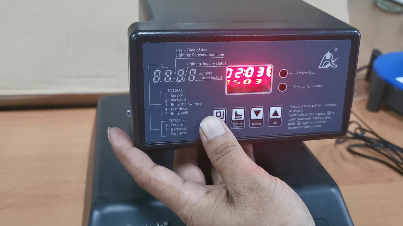 Automatic filter Runxin F67Q1 - YouTube