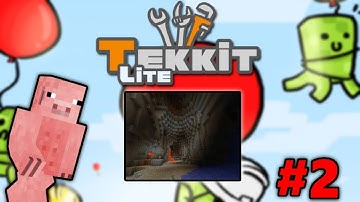 BUILDING OUR UNDERGROUND HOUSE!! - Tekkit Lite #2