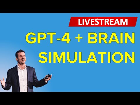 GPT-4 + Brain-computer interface (BCI or BMI) simulation – LifeArchitect.ai LIVE – with Q&A