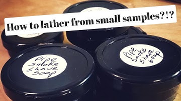 How to lather shave soap samples