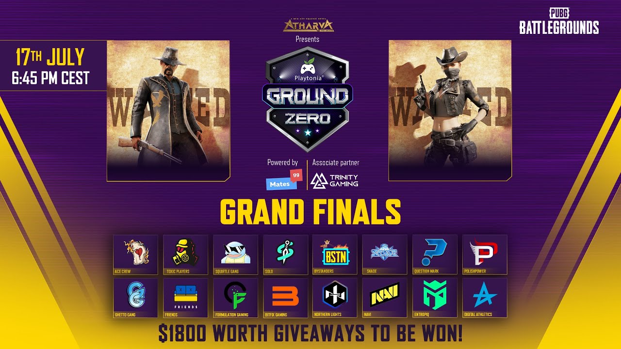 $5400 - Ground Zero | 2022 | PUBG PC | Grand Finals - Day 3