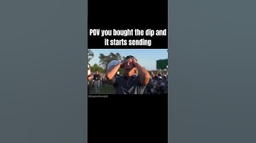 POV you bought the dip and it starts sending #memecoin #memecoins #crypto