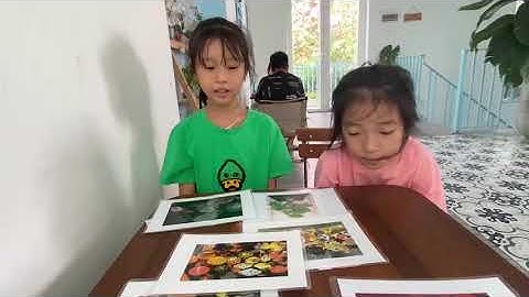 Tiếng Anh Giao Tiếp Trẻ Em Tại Phan Thiết: Sophie and Tina practice talking about Tet Holiday