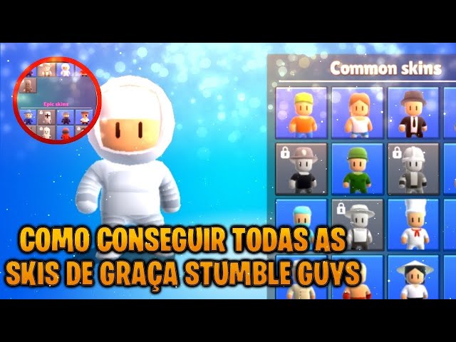 Como conseguir todas as skins do Stumble Guys de graça