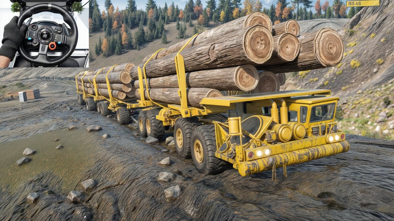 Extreme Deep Mud Logging Challenge With Z2 Log Servant | SnowRunner ...