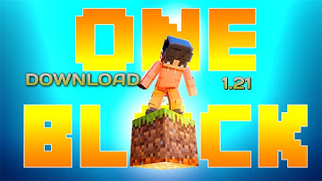 Minecraft one block for 1.21+ MCPE 💯 | media fire link #minecraft #oneblock #surrival