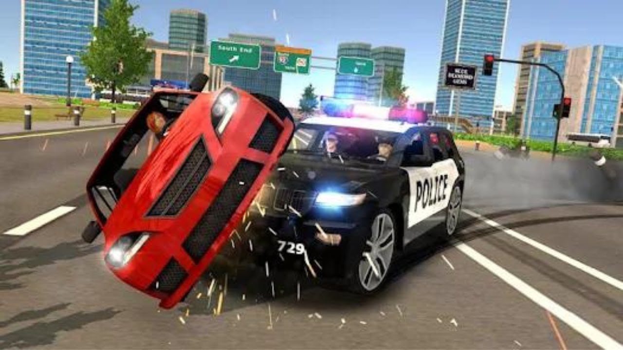 City Police Car Patrol Simulator - 2021 Police Driving Game - Android Gameplay