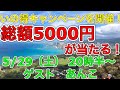 【ライブ】今回もいの得キャンペーンを開催！総額5000円が当たる！