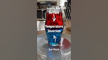 Cold Vs. Hot Experiment - How To Create A Temperature Inversion #diy #athome #weather #education