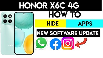How to hide app Honor X6c You Must Know 2025