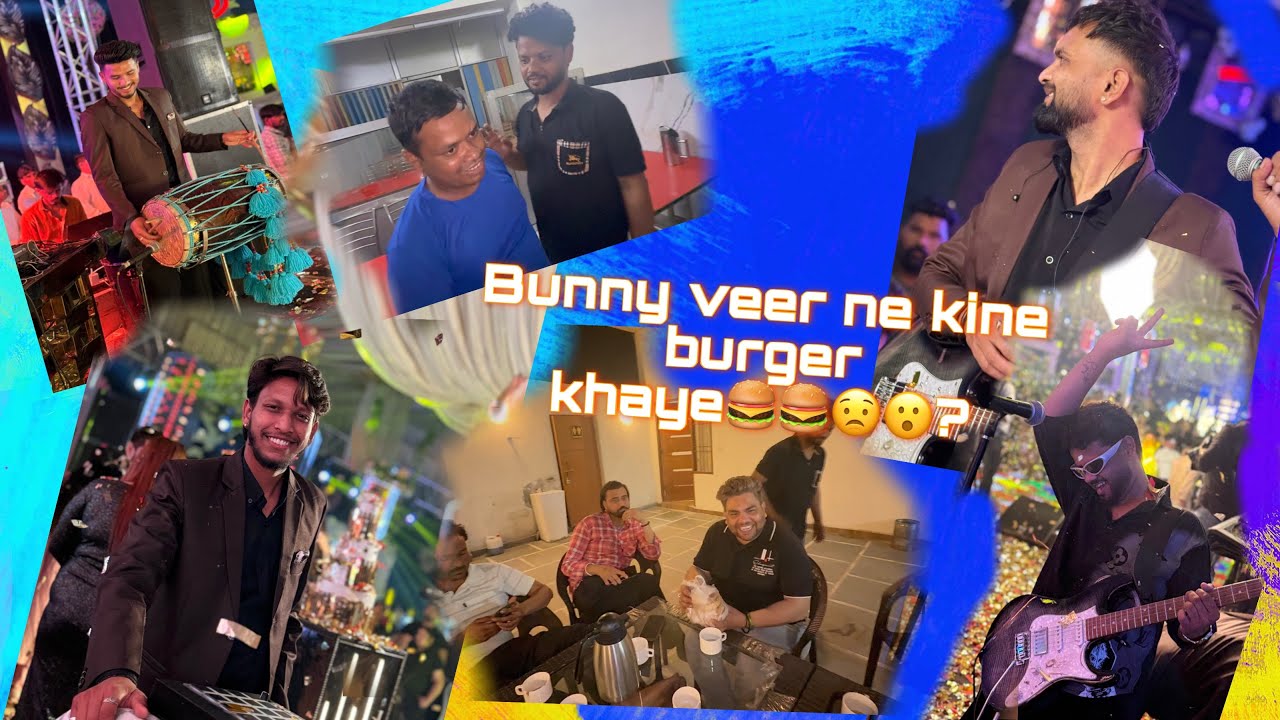 SHOW TO PEHLA FULL MASTI ✌🏻😂🤣 BUNNY VEER NE BARGRAA DI BNAI RAIL🍔🍔🫣   