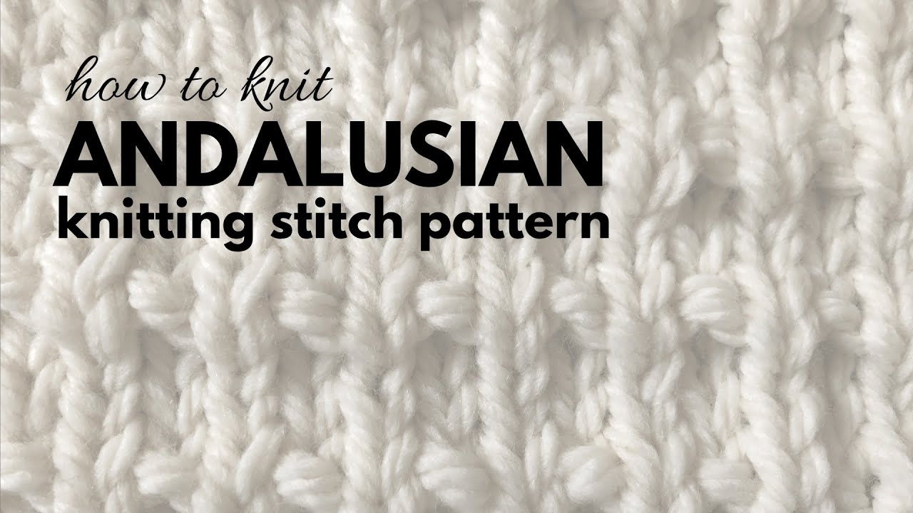 How to knit the famous Edelweiss stitch in the round - So Woolly