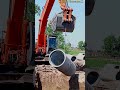 Excavator Working on Sewerage Pipeline 🚜💪 | Real Site Work 🏗️