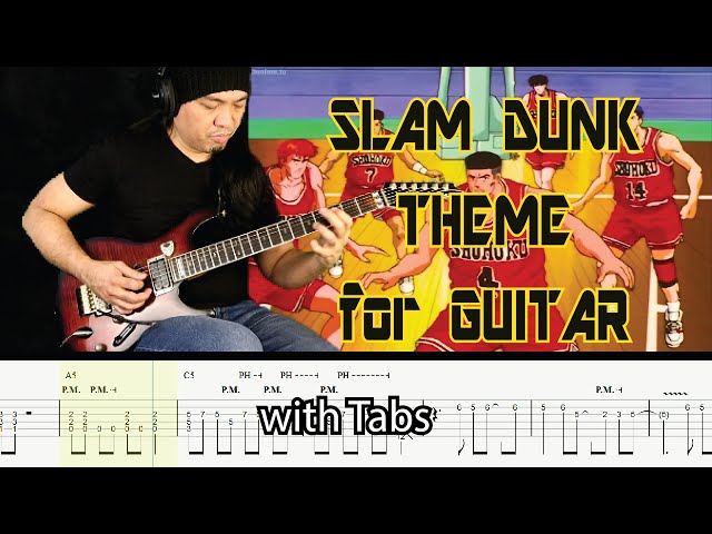 SLAM DUNK Theme Guitar Instrumental ADL Version with Tabs - Alvin De Leon class=