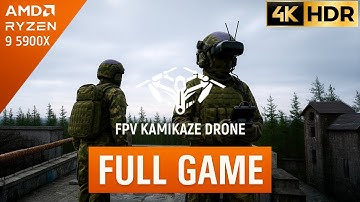 FPV KAMIKAZE DRONE Full Gameplay Walkthrough | No Commentary | 4K 60FPS | FULL GAME | 100%