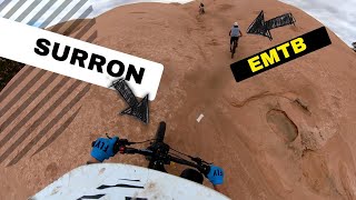 Electrifying Showdown: Surron E-Dirt Bike vs. EMTB on Moab's Slick Rock Trail! by Camilo Pineda 299 views 11 months ago 2 minutes, 26 seconds
