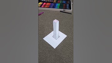 3D illusion Square drawing | optical illusion drawing  #3Ddrawstudio