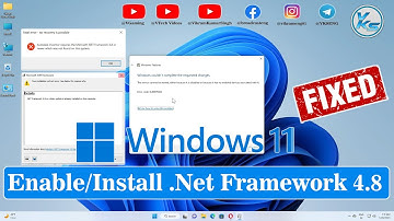 ✅ How To Enable / Install .NET Framework 4.8 On Windows 11 | Problem Solved