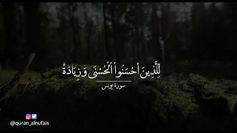 سورة يونس / القارئ الشيخ أحمد بن عبدالعزيز النفيس