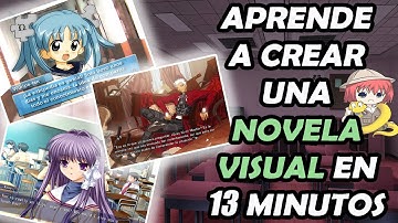 APRENDE A CREAR UNA VISUAL NOVEL EN 13 MINUTOS [Tutorial Básico Renpy para los mas Principiantes]