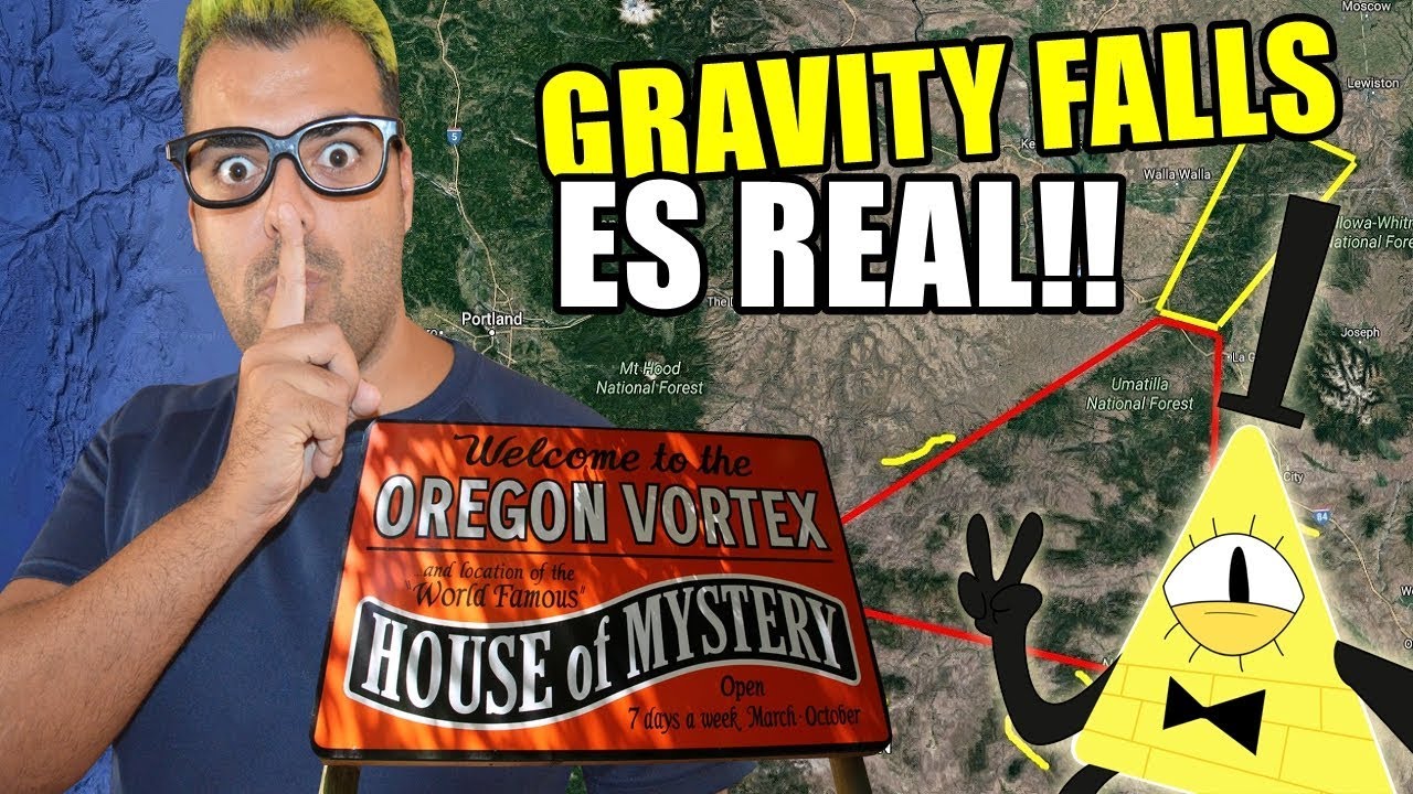 Encuentro la CABAÑA del MISTERIO Y BILL CIPHER en la vida REAL | Gravity  falls en google maps - YouTube