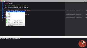 21 - Introduction to Swift | Arabic | Function | Functions With an Implicit Return