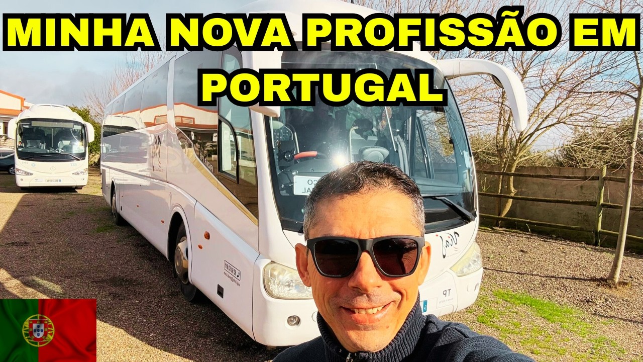 🚍 Meu Primeiro Dia Como Motorista de Autocarro em Portugal 🇵🇹 | Realidade, Desafios e Emoção!