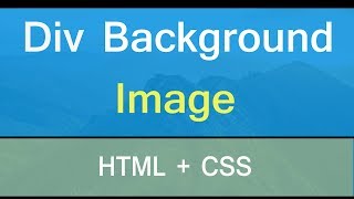 Set background image in div box using html and css | css div box container |