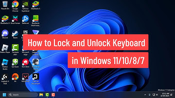 How to Lock and Unlock Keyboard in Windows 11/10/8/7