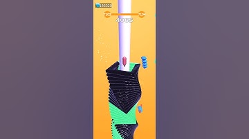 Stackball Satisfied 3D Gameplay Level Max #shorts #stackball #trending #trap